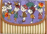 ポーチェ(pouche) 母子手帳ケース ジャバラ ジョリーポム (パープル)