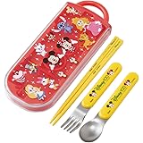 スケーター(Skater) トリオセット 箸 スプーン フォーク Disney 100 子供用 抗菌 日本製 TACC2AG-A