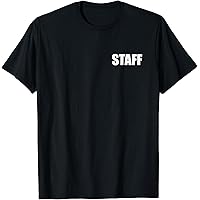 Amazon | スタッフ Tシャツ | Tシャツ・カットソー 通販