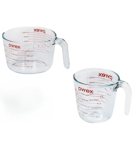 Amazon | Pyrex 3-Piece Glass Measuring Cup Set by Pyrex | Pyrex