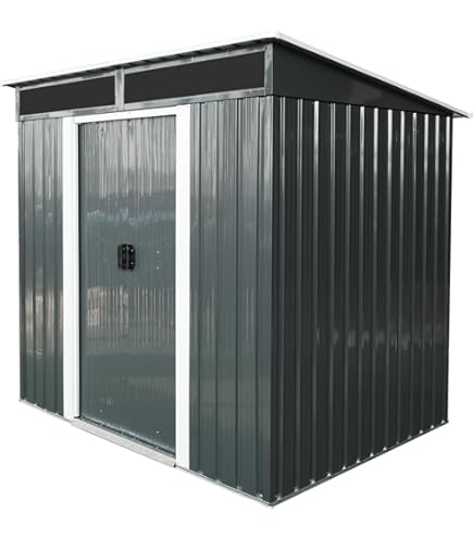 物置屋外 戸外収納庫 スチール 幅195*奥行き150*高180 引戸両開 窓付 Amazon | 窓付き物置 屋外 戸外収納庫 スチール 幅195×奥行150×高さ