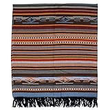 [ペンドルトン]PENDLETON Chimayo Throw フリンジ ウール ブランケット ZF646[並行輸入品] (Adobe)