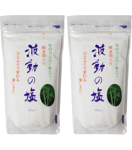 Amazon.co.jp: ハドウホウセイゾウ 波動法製造 波動の塩 40g ×3個