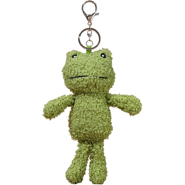 Amazon.co.jp: ソフトカエルぬいぐるみバッグアクセサリー財布用