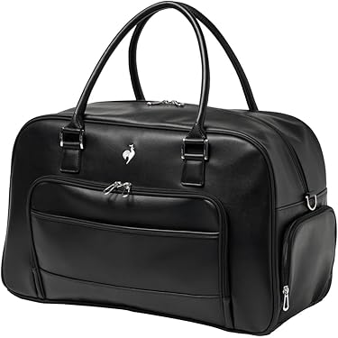 dg7 Callaway 大容量 ボストンバッグ 黒 レザー × エナメル dg7