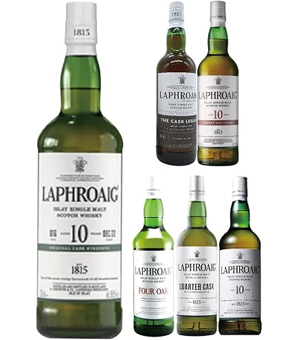Amazon.co.jp: 【旧ラベル】ラフロイグ 10年 丸筒型箱付き 並行輸入品