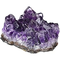 「癒しの石」アメジスト水晶結晶群 装飾品 癒しの石」アメジスト水晶結晶群 装飾品
