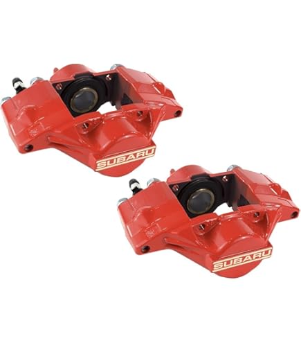 Amazon | スバル WRX OEM レッド スバル 4 ピストン ブレーキ