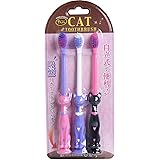 ユーカンパニー ファニー歯ブラシ ネコ 3本セット