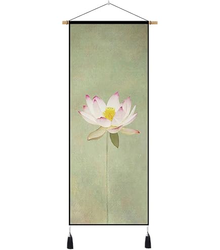 Amazon.co.jp: [LJKI] タペストリー 蓮の花 中華風 中国 蓮 かけじく