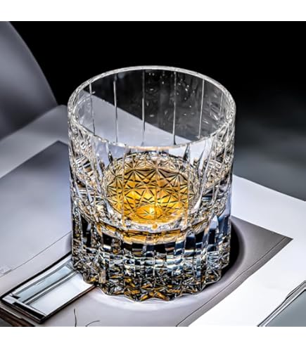 ガラス　クリスタル　容器 Amazon.co.jp: 手作り260MLウイスキーカップロックカップブランデー