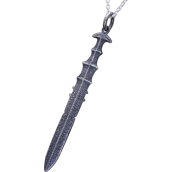 Amazon | [龍頭] シルバー 950 火焔 天叢雲剣 ネックレス 燻し仕上げ