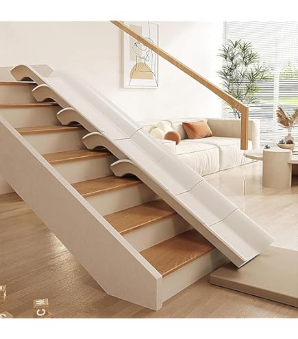 Amazon.co.jp: 階段スライド 4個パック モジュラー 屋内スライド 自宅