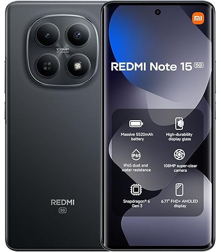 Xiaomi Redmi 15 5G Dual Sim 256GB Ripple Green (8GB RAM) - Global