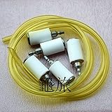 5個入 14mm x 40mm 草刈機・刈払機・チェンソー用燃料フィルター + 1m 配管　オイルパイプ　高品質 【農機具、チェーンソー用部品】 龜旅