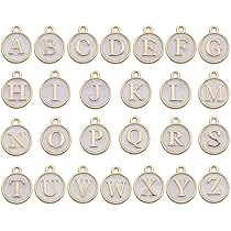 Amazon | アルファベット チャーム 26個セット アクセサリー パーツ
