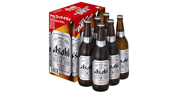 Amazon Co Jp アサヒスーパードライ大瓶６本詰ｅｘ ６アサヒビール 食品 飲料 お酒