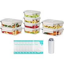 Amazon｜Y K YUKO 融光 真空保存容器&全自動食品シーラー機 耐熱ガラス
