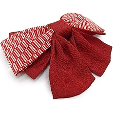 Amazon 髪飾り リボン 卒業式 袴 成人式 花 振袖 3点セット 赤 紫 矢絣 髪型 ヘアスタイル ヘアアレンジ 和装 着物 No 9 3356 和装小物 通販