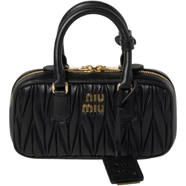 Amazon | [ミュウミュウ] MiuMiu ウィッカー×マトラッセレザー