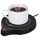 2021年の新しいコーヒーカップウォーマーとオフィスウォーマー、5つの温度設定を備えた電気飲料ウォーマー、ココアミルク用のコーヒーウォーマー、オフィス用の自動オン/オフ重力センサーウォーマー、キャンドルワックスカップ、コーヒー 、 水/牛乳/お茶/コ