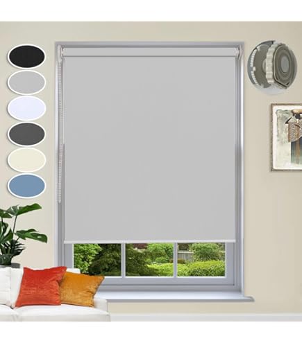 Amazon｜ニトリ(NITORI) つっぱり採光ロールスクリーン RS04 DBR