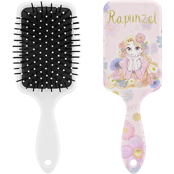 Amazon | ラプンツェル パドルブラシ ヘアブラシ くし 絡まない 頭皮