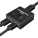 【4K安定版】HDMI 切替器 4K 60HZ hdmi Ver2.0 セレクター 1入力2出力/2入力1出力 双方向 HDCP 2.2 手動 切り替え PS4 Pro DVDプレーヤー HDTV対応