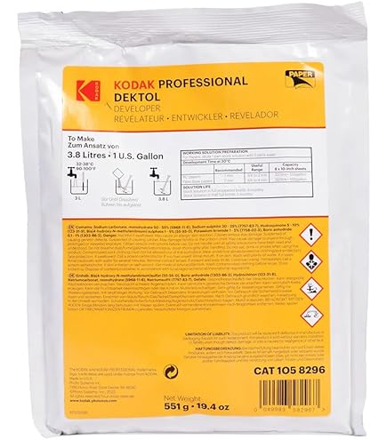 Amazon | Kodak 定着液 Fixer Powder 1gal用 1058304 | 現像用薬品 通販