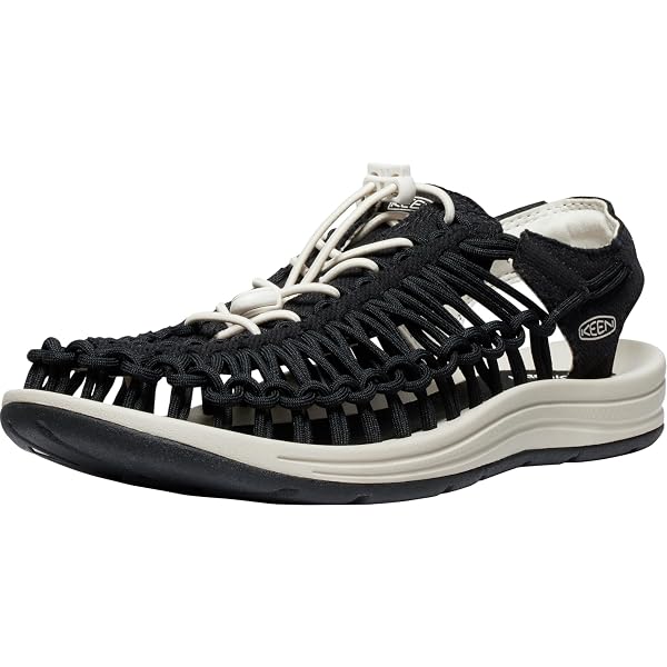 Amazon | [KEEN] サンダル Uneek 2 Open Toe ブラック///ホワイト 13