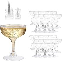 Amazon | カクテルグラス 使い捨て30pcs プラスチック カクテルグラス