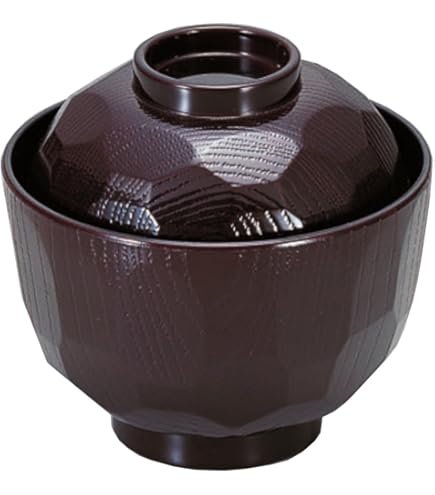 Amazon.co.jp: 高級!!!輪島塗吸物椀 作家 峰月 5脚セット