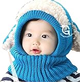 NEWSTORY この冬たくさん着せたい かわいい 赤ちゃん 用 ニット帽 (03. ブルー)