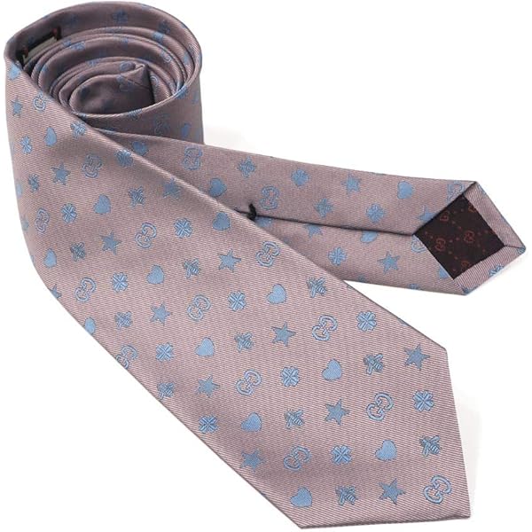 GUCCI ネクタイ　スカイブルー GG silk tie in sky blue | GUCCI® US
