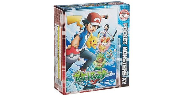 Amazon 108ピース ジグソーパズル ポケットモンスターxy いざカロス地方へ ラージピース 26x38cm ジグソーパズル おもちゃ