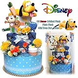 ディズニー 出産祝い プルート 人気の３段 おむつケーキ パンパース ６１枚 豪華３段 男の子