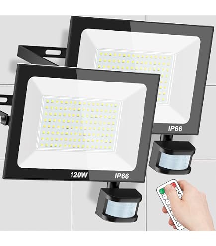 Amazon.co.jp: SUKITEN センサーライト 人感投光器 LED 屋外 60W