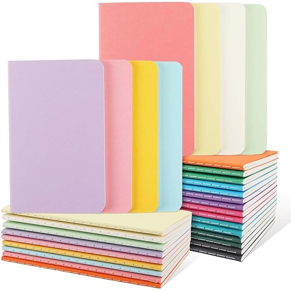 Small Lined Notepads Bulk 30 Pack Mini Journal Pocket Notebooks Set Colorful Cover Notebooks For Kids 3.5 X 5.5 Inches, 30 Sheets/60 Pages