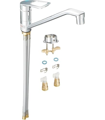 Amazon | SANEI(サンエイ) シングルワンホール混合栓 節水水栓 エコ水