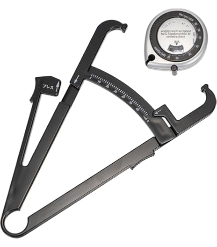 Amazon.co.jp: スキンフォールドキャリパー、脂肪測定ツール体脂肪