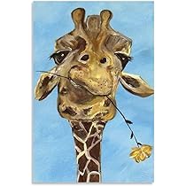 キメコミアート　パッチワーク　デザインアート　壁掛けインテリア　キリン 40×60cm ファブリック 絵画 インテリア 絵 アートフレーム 動物