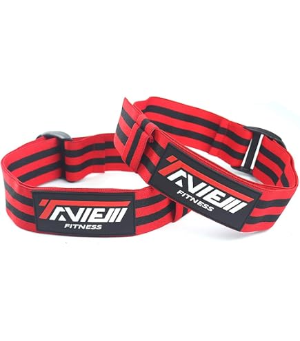 Occlusion Bands For Biceps – Quick Release BFR Straps For Muscle Growth, Arm Training Without Heavy Weights