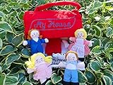 布のおもちゃ　布人形 　布のドールハウス　My House マイファミリー