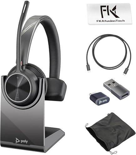 Amazon.co.jp: 【Amazon.co.jp限定】Poly ワイヤレスヘッドセット