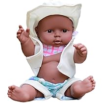 伝説の赤ちゃん人形 Amazon.co.jp: [エムティーエボコン] 黒人 赤ちゃん 人形 30cm