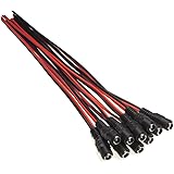 KAUMO DC電源コネクタ 外径5.5mm 内径2.1mm (ジャック10個) KM-DC304