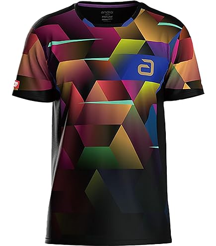 Amazon.co.jp: andro(アンドロ) 卓球 男女兼用 フルデザインシャツE+