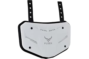 FLEEK フットボール バックプレート V2 ホワイト プロフェッショナルフットボールバックプレート ショルダーパッド用 白色