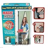 新しいマジックメッシュハンズフリー画面ドアwithマグネットas seen on TVボックスMay Vary