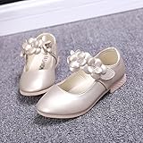 (コ-ランド) Co-land 子供靴 履きやすい キッズ フォーマルシューズ 女の子 フラット ガールズ ドレスシューズ PUレザー製 花飾り 女児 ベビー 結婚式 ゴールド 22cm